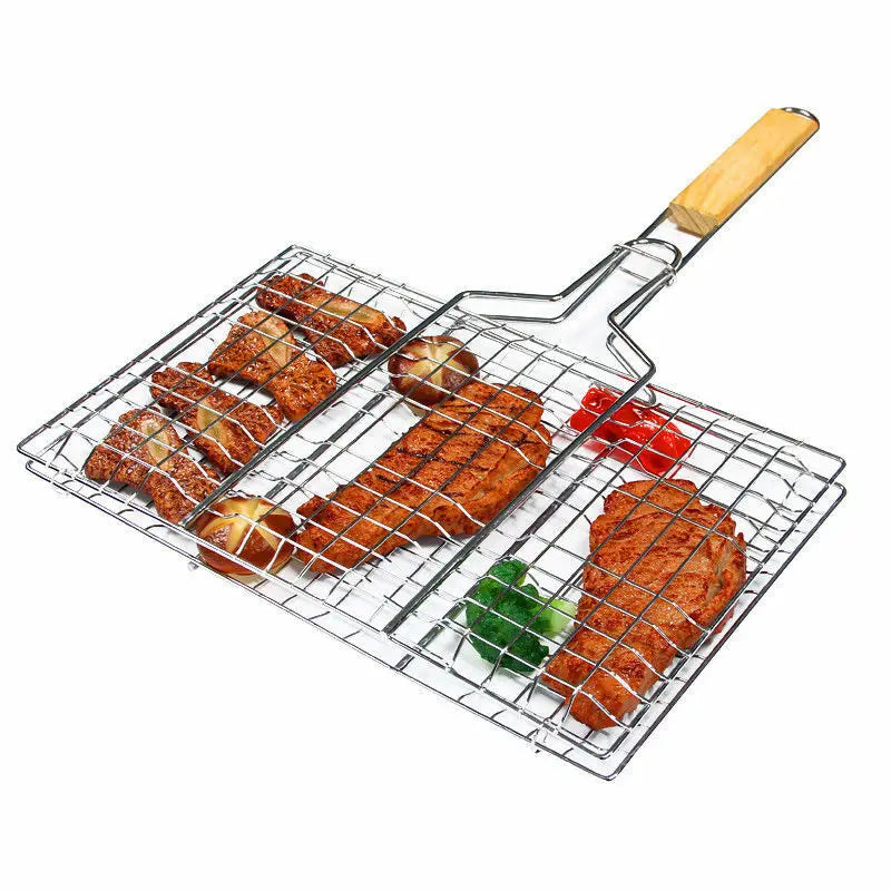 Metal BBQ Grill Clamps-Charcoal Compatible Heat Resistant & Waterproof Outdoor Cooking Tools