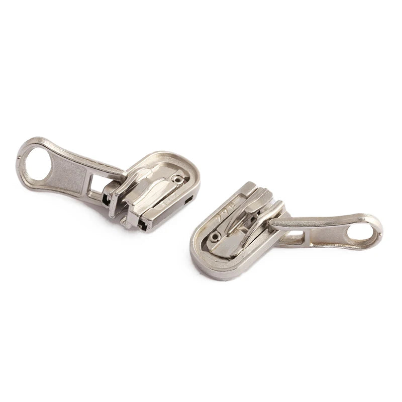 Hot Sale #5 #7 #8 Double Way Zipper Head Metal Auto Lock Track Zipper Slider