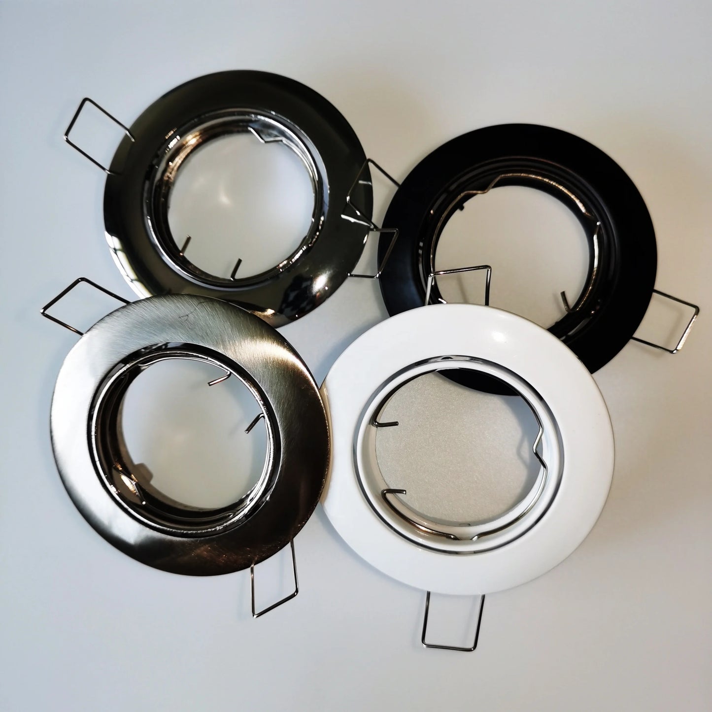 Holux Mr16 Recessed Housing Anti-Glare GU10 Spot Light Frame Indoor Ceiling Downlight Housing LED IP20 Easy Installation