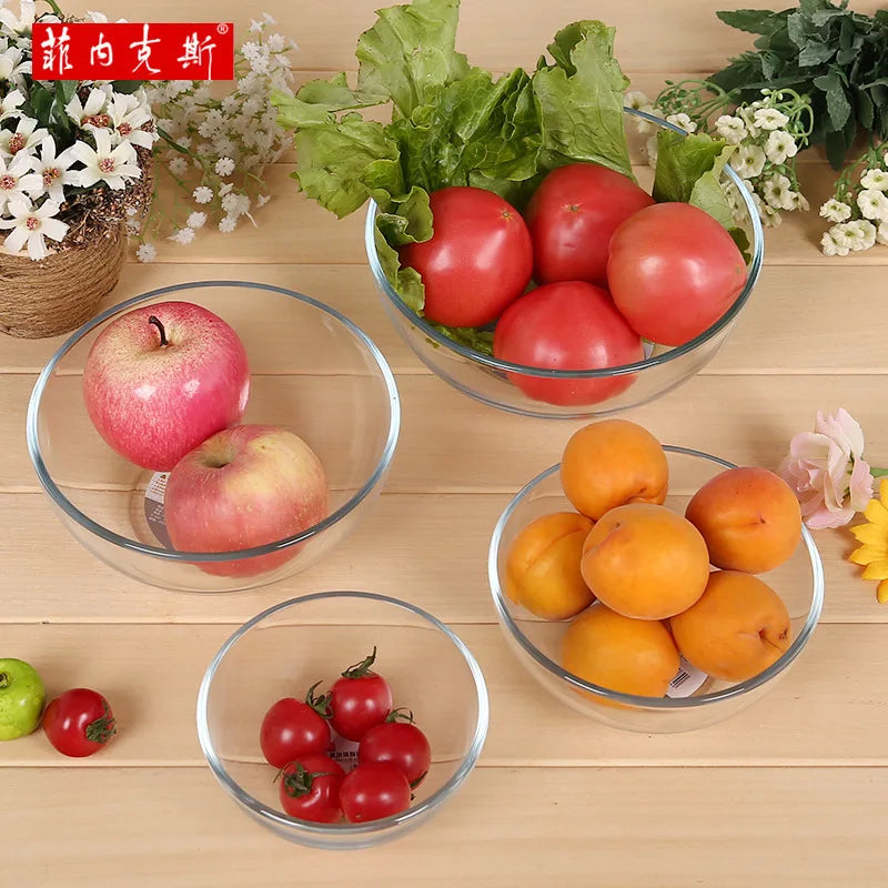 Catering Microwave Clear Glass Plate Round square Custom logo Tempered Glass Baking Serving Dish Plate Set Factory Price