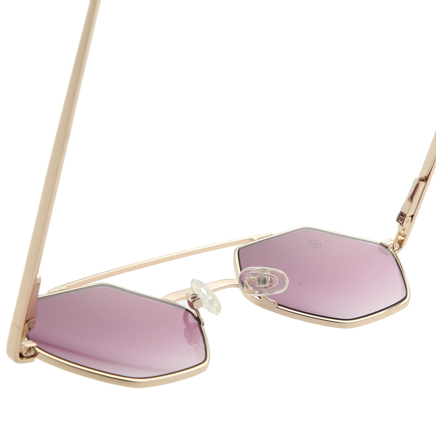 Metal Double Bridge Sunglasses square Shape CR39 AR UV400 Lens Custom Brand logo Outdoor Sun Glasses Sports Sunglasses