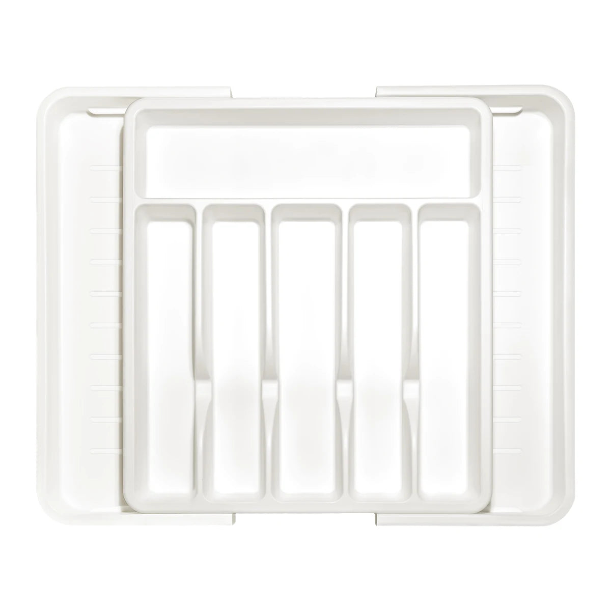 New Arrival Flatware Organizer Expandable Drawer Silverware Storage Tray Plastic Organizer Tray for Cutlery