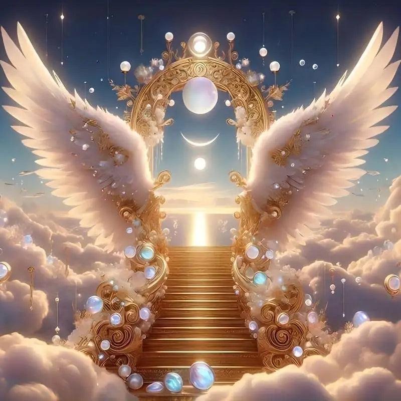 1PC 30*30cm Gate of the Sky Wall Decor Diamond Painting Full Round 5D Acrylic Creative DIY Diamond Painting Gift for Adult