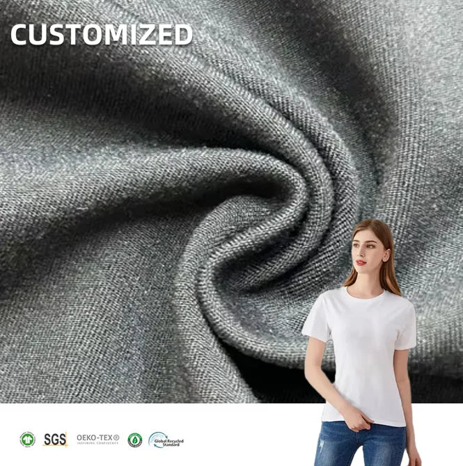 Oeko-Tex Standard 100 Knit Recycled Polyester Spandex Swimwear Fabric Manufacturers