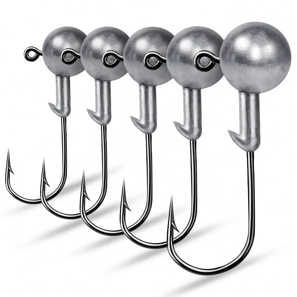Jig Head Hooks Cheap Hooks Jighead Lure Bass Fishing Hook 1g 1.5g 2g 2.5g 3.5g 5g 7g 10g 12g 14g 20g