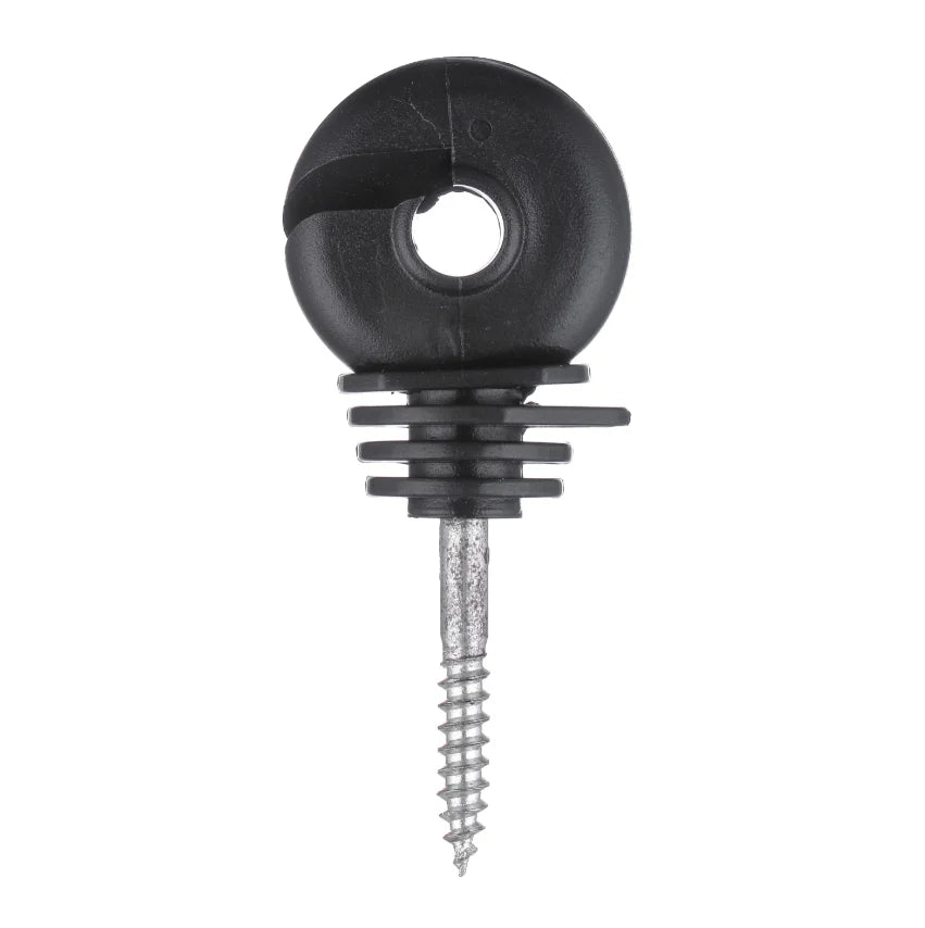 Low Price Electric Fencing Insulators Cost Effective Black Galvanized Insulator Hot Selling Fencing Insulators