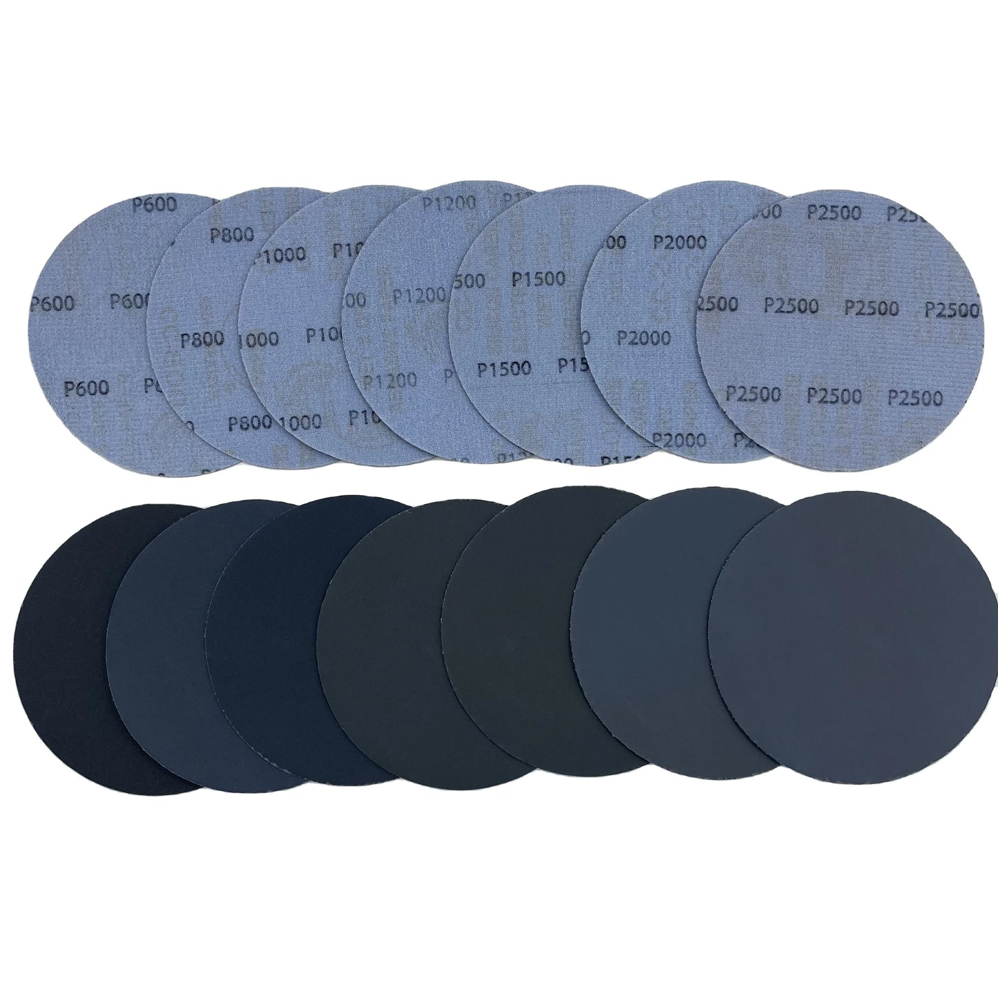 225mm Grit 80 Black Sanding Disc Silicon Carbide Sandpaper Disc Hook Loop Discs for Wood