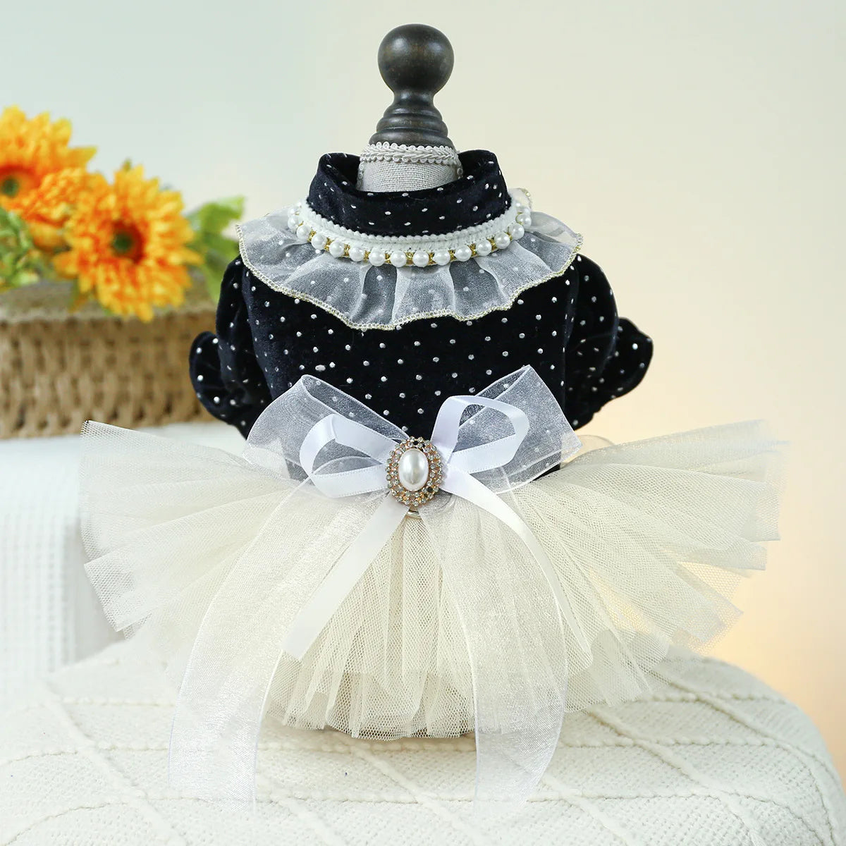Pet Dog Dress Wedding Court Miss Universe Snow White Princess Margaery Dress Princess Dress Dog Clothes Factory