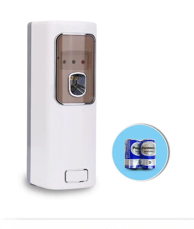 Wall Mounted Automatic D Battery Sensor Fragrance Dispenser Plastic Air Freshener for Toilets