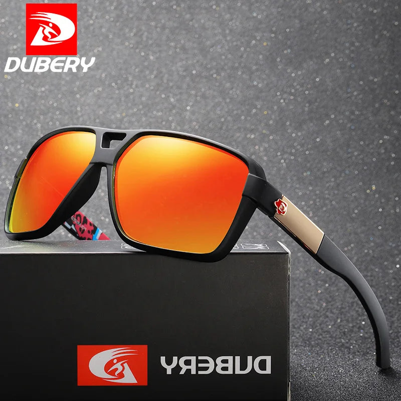 DUBERY Men Women Polarized Sunglasses Outdoor Driving Eye Glasses Shades Cool Brand Designer UV400 Fishing Sun Glasses Eyewea