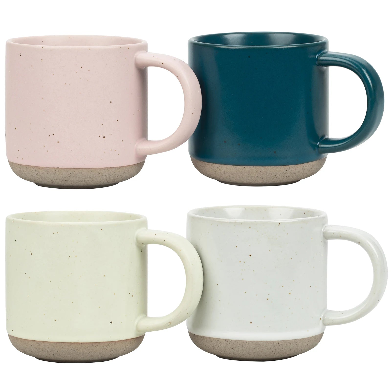 150ml 5 oz Morandi Color Pottery Ceramic Custom Mini Espresso Cups with Handle Demitasse Mugs Modern Style for Presents