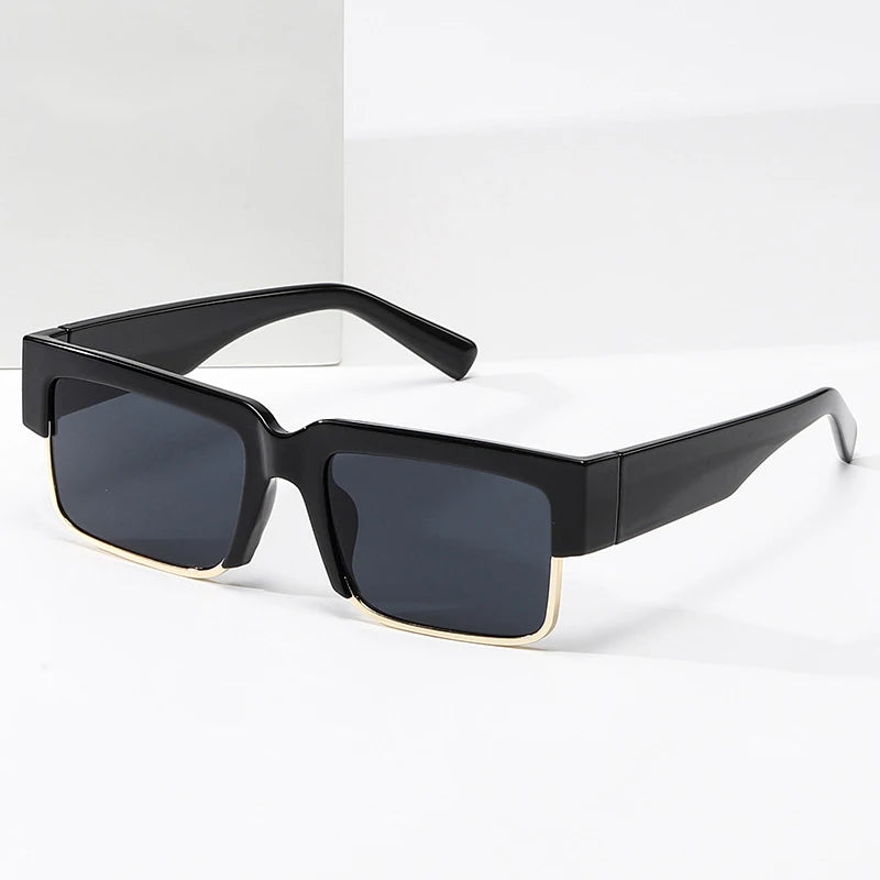 Chunky Square Sun glasses Trendy Brand Designer Classic Sunglasses Unisex UV400 Sun Shades
