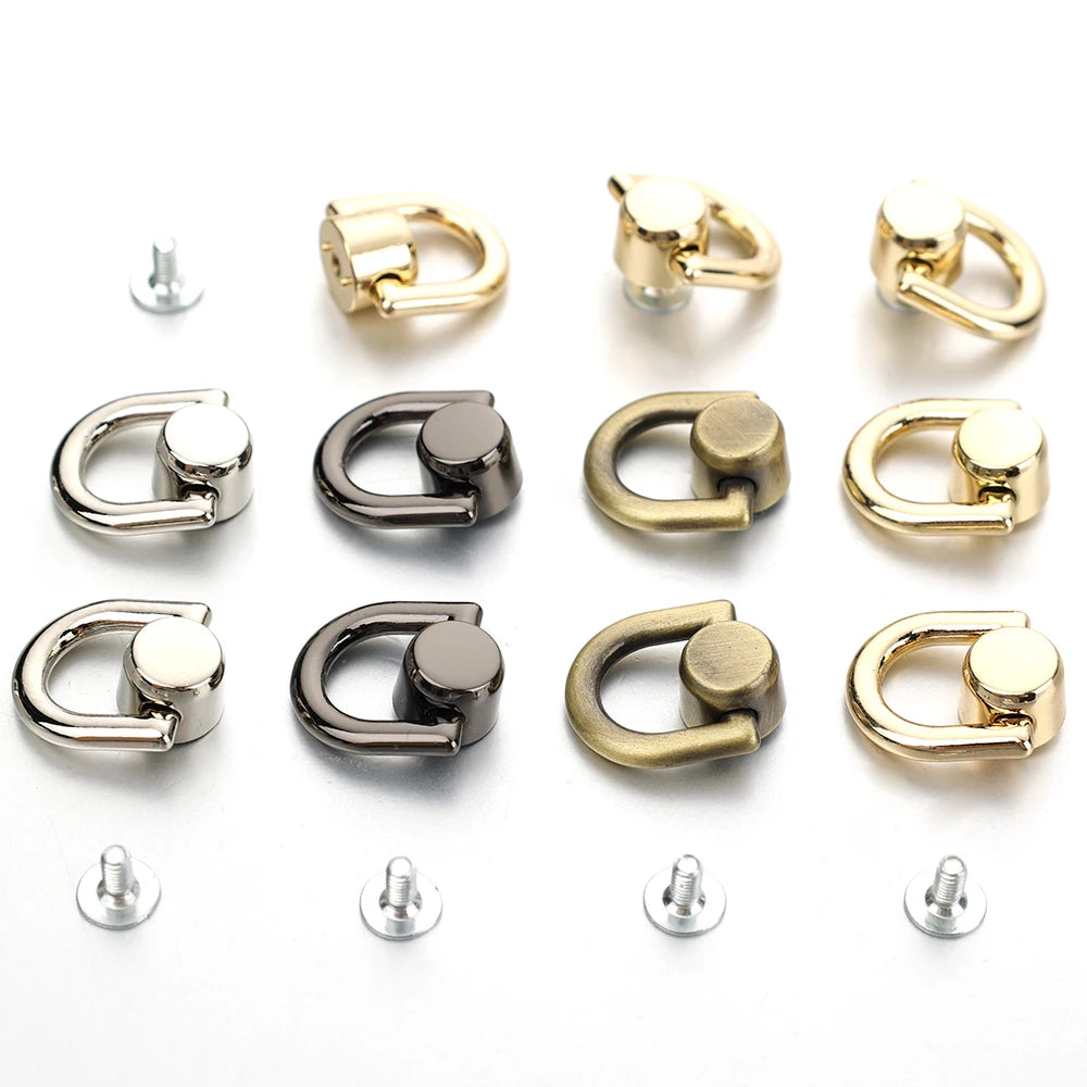 DIY Handbag Belt Hanger Metal Bag Rivet Nail Buckle Studs Tong Snap Hardware Hook for Leather Craft Luggage Crafted Accessori