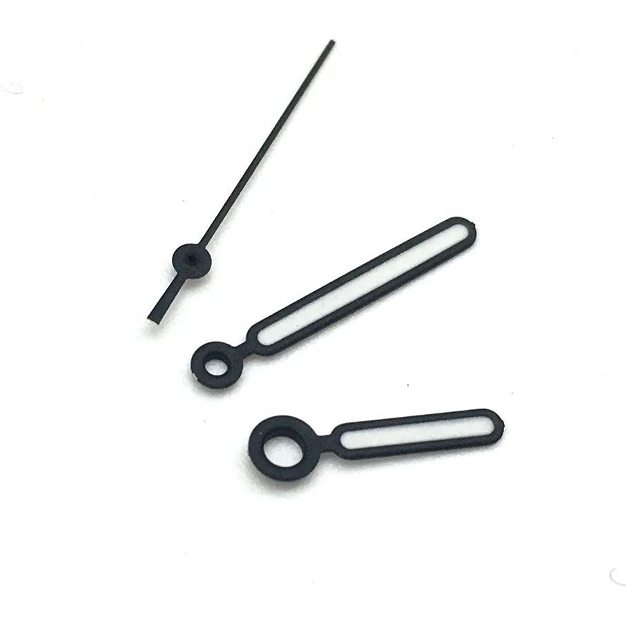 Watch Accessories Black NH35 NH36 Watch Hands Green Luminous Pointer for NH35 NH36 NH35A NH36A Movement Modified Watch Hands