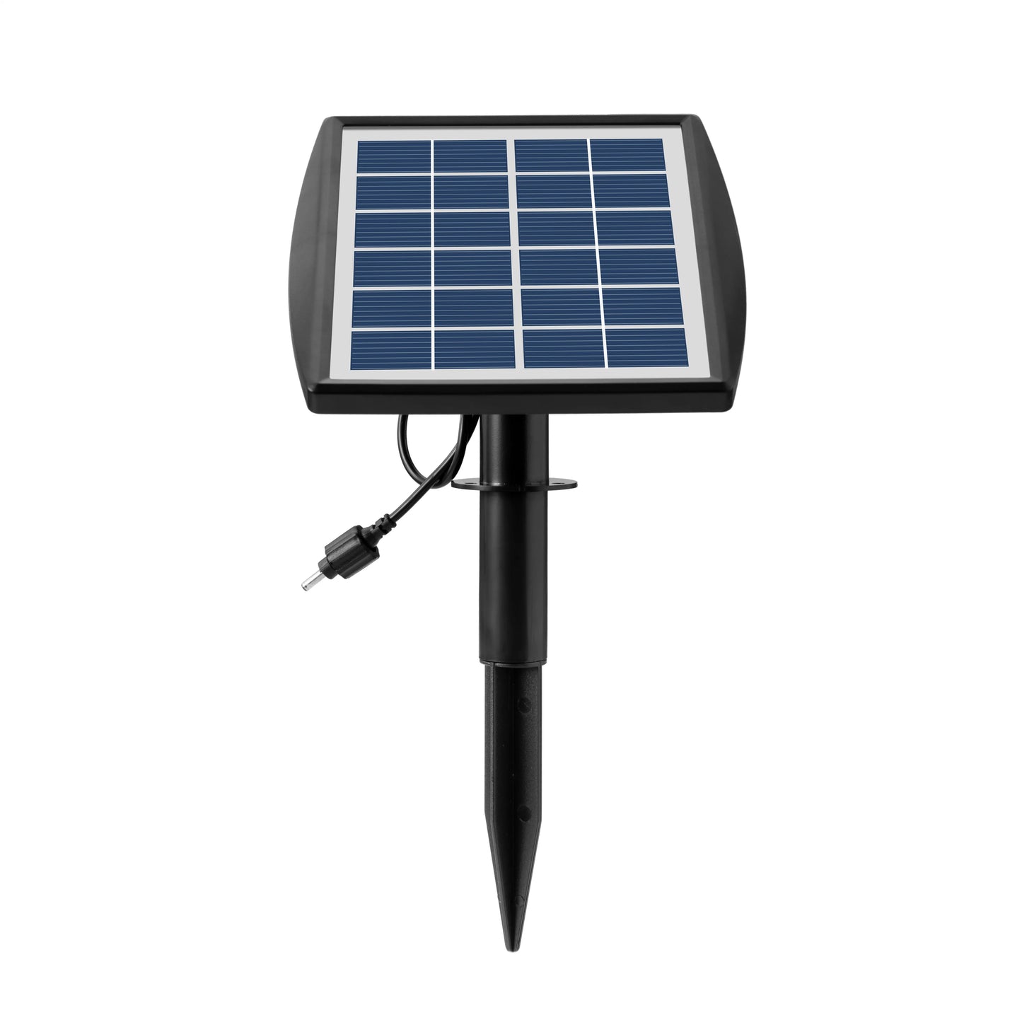BSV Solar Powered ABS Black Water Pump for Garden Pool Pond & Aquarium with Solar Panel-Modern Outdoor Use
