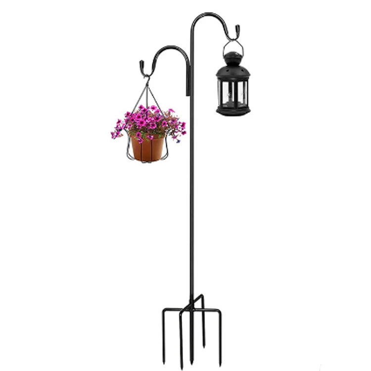100cm Hook Iron Crafts Hook stand Outdoor Rust-proof Garden Sheep Removable Hook Bracket