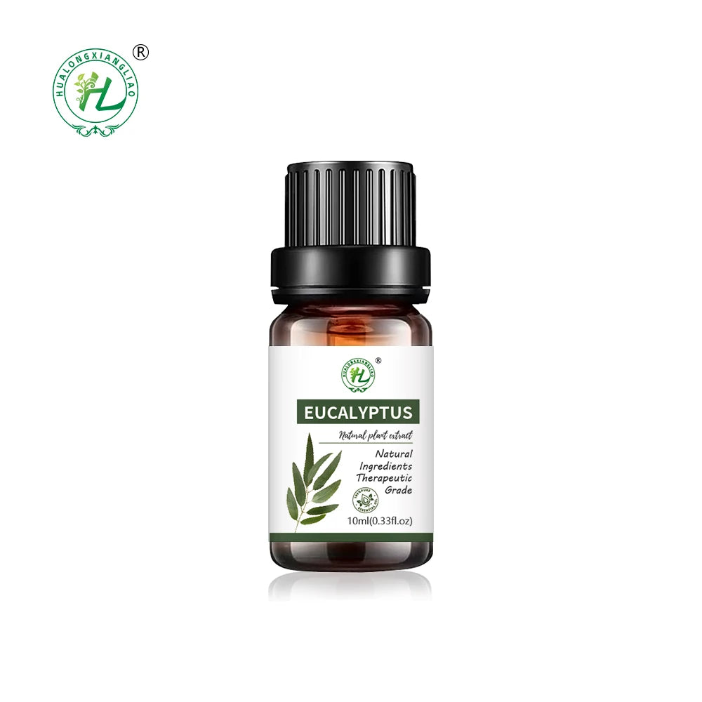 HL- 10ML Eucalyptus Narrow Leaf Essential Oil 100% Pure & Natural Organic Eucalyptus Oil for Aromatherapy | Eucalyptus Radiat
