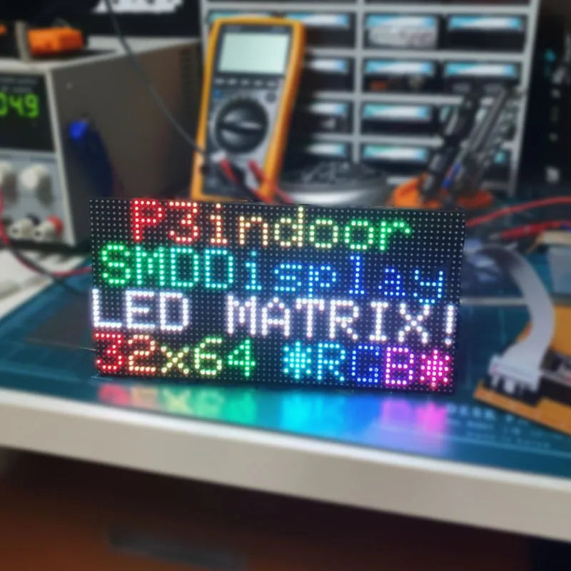 P3 Led Display Panel 192x96mm Dot matrix Hub75  Indoor Use Programmable Led Module Advertising Sign Boards