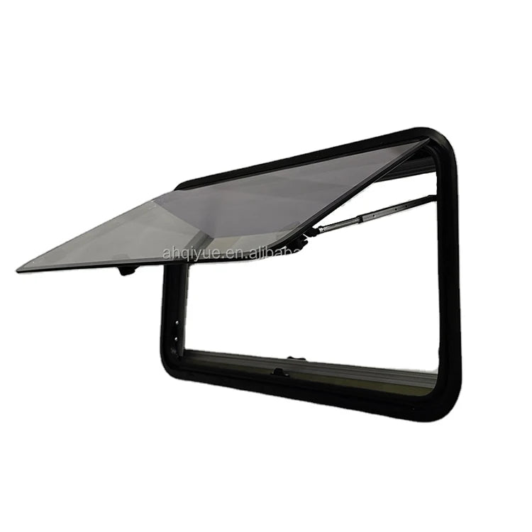 Aluminum Camper Van China Motorhomes Double Glazed Acrylic Glass RV Window 1455X605mm