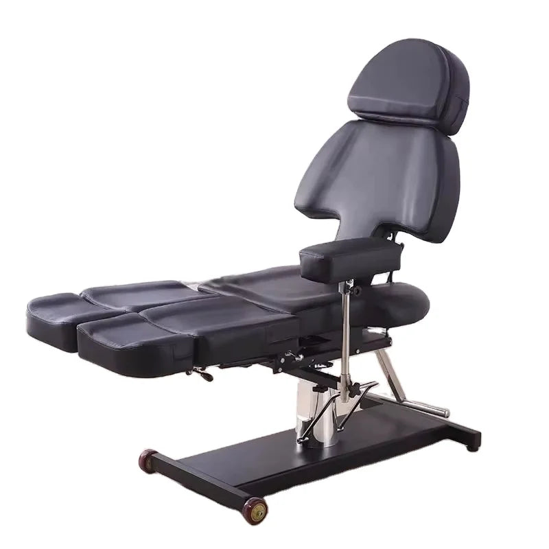 Luxury Tattoo Bed Adjustable SPA Therapy Hydraulic Lifting Massage Table Bed Tattoo Studio Equipment Chairs for Beauty Salon