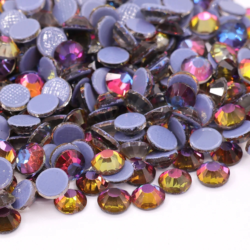 Wholesale SS4 1440pcs/bag Glass Crystal Hot-fix Flatback Rhinestones