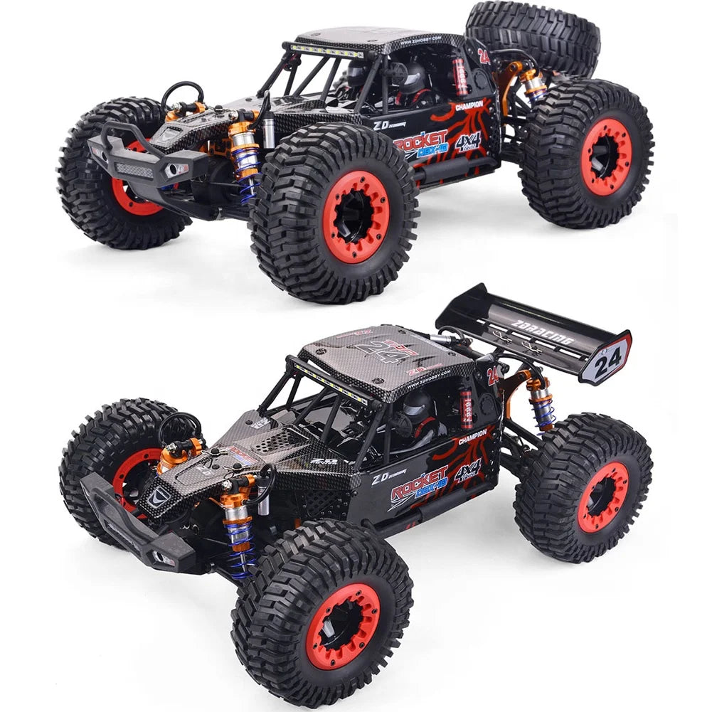 ZD Racing ROCKET DBX-10 1/10 4WD 80km/H 2.4G Brushless High-Speed RTR RC Model Car Desert Buggy Off-road Vehicle RC Car for G