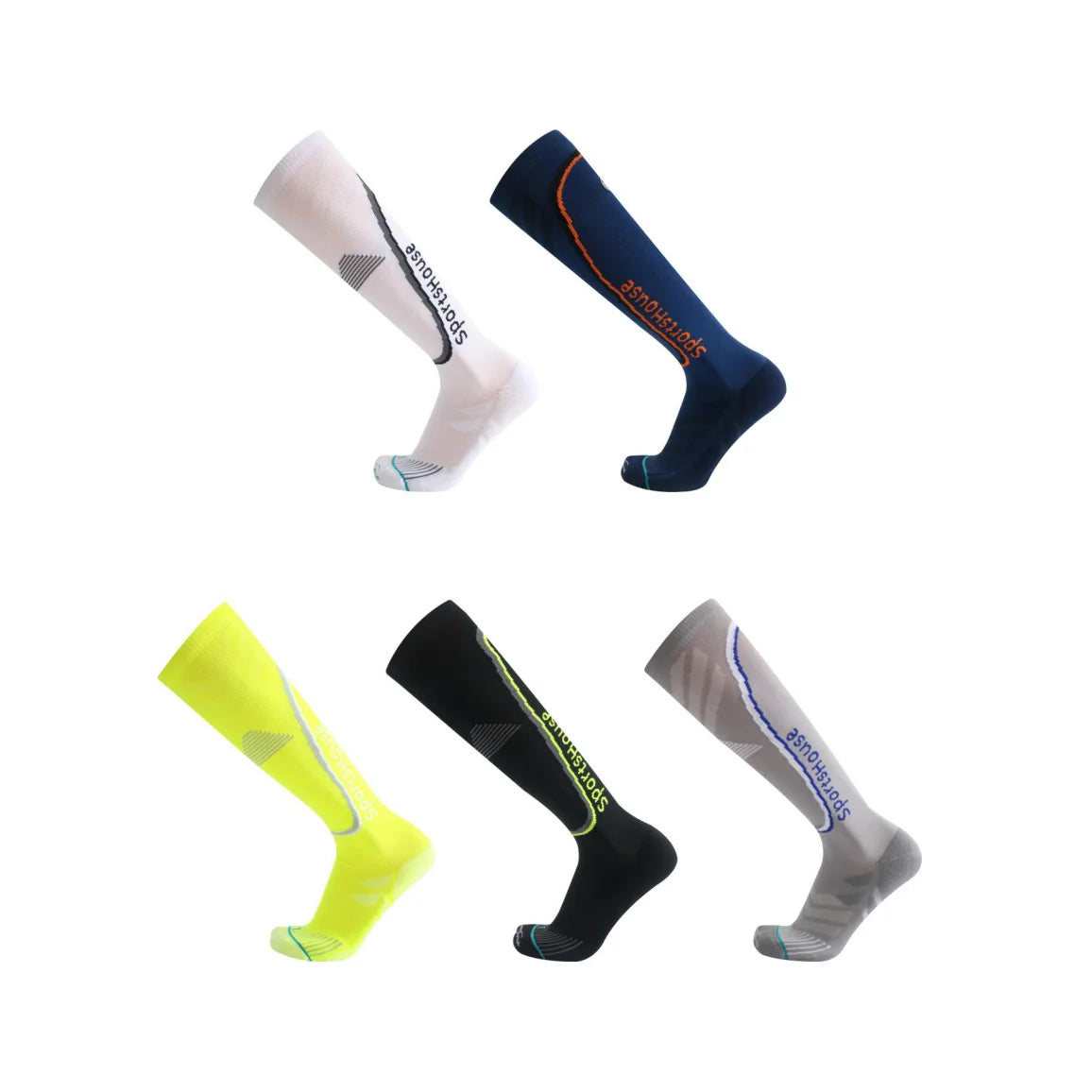 New Products Men Compression Running Sock Athletic Sport Men Sox Breathable Running Gym Sock