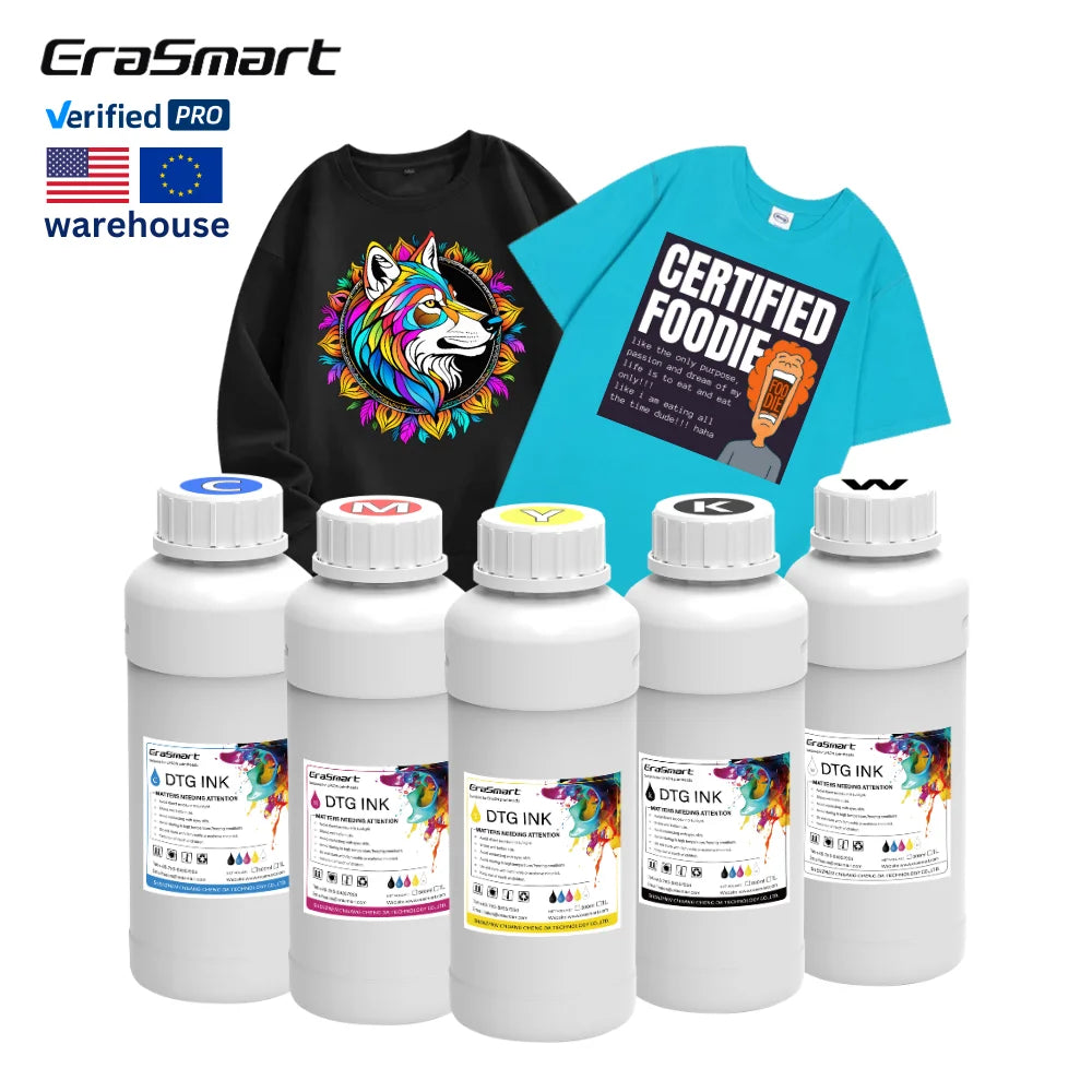 500ml DTG Garment Ink DTG Textile Ink Dtg Ink for T-Shirt Printing