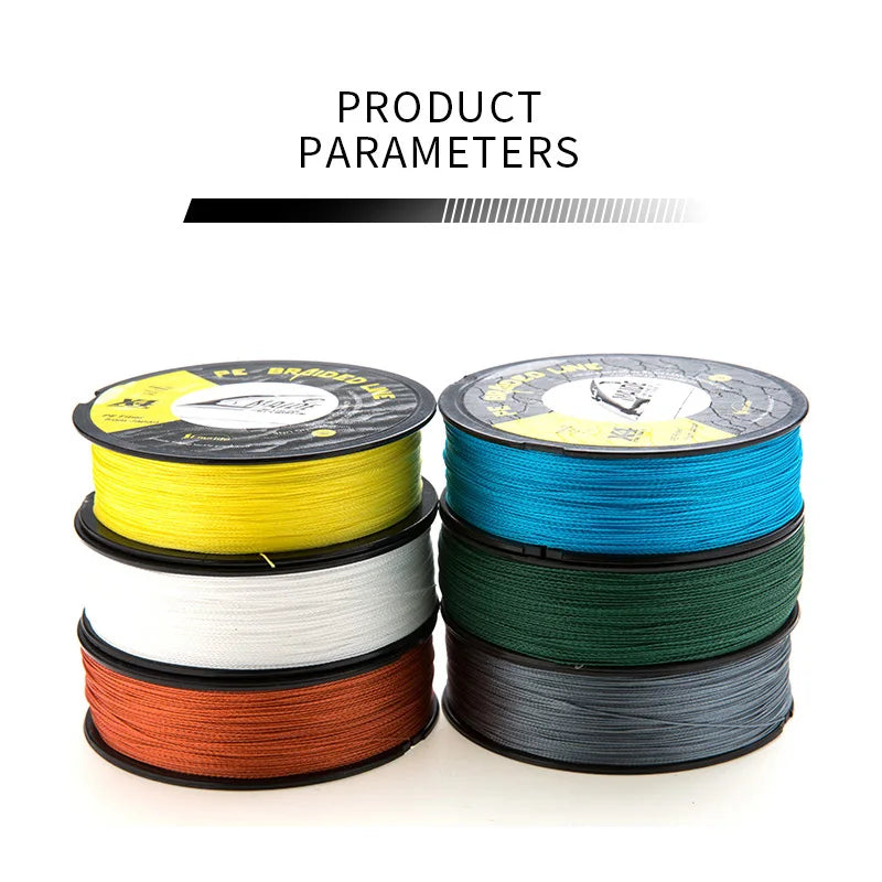 Lmaide Oem Portable X4 150m Linha De Pesca Fishing Line Braid Fishing Braided Line 4 Strands Braided Fishing Line For Sale