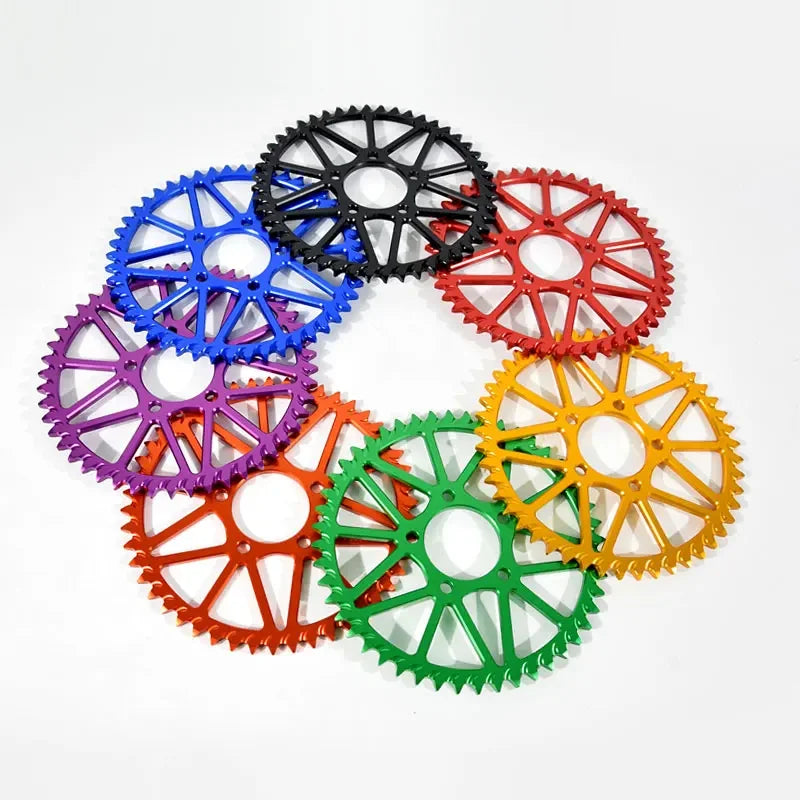 E-bike Off-road Dirtbike Motorcycle Accessories 48T 52T 54T 58T 64T Tooth Plate Sprocket for SUR-RON Light Bee X
