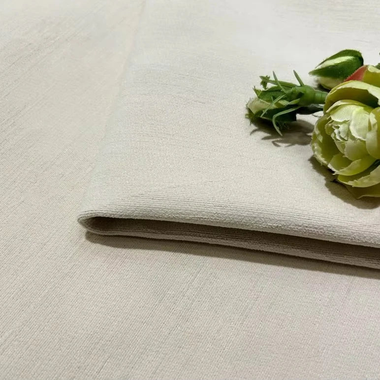 2.8M Factory Supply New Design Double Sided Embossed Jacquard Soft Chenille Sound Insulation Triple Weaving  Curtain Fabric