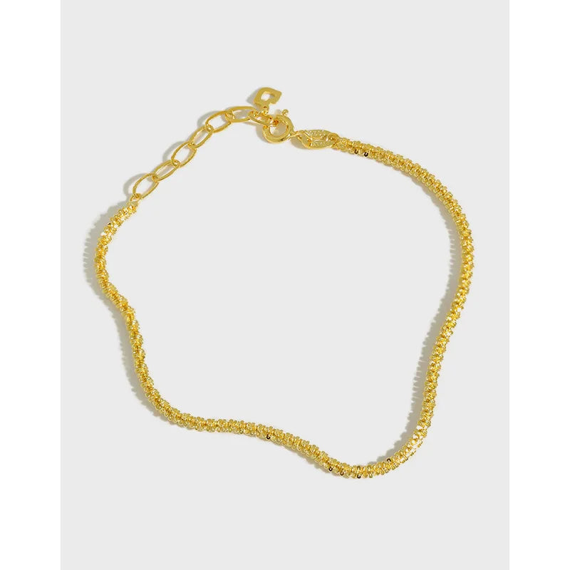 Fashion S925 Sterling Silver Smart Bracelets Niche Gypsophila Personalized Couple Bracelets for Women Men Jewelry