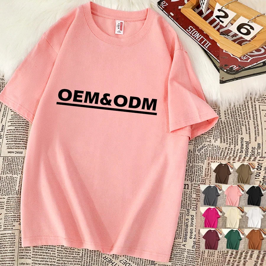 Luxury Quality Cotton Men's T-Shirt New Design Little Drop Shoulder Blank Oversized Solid Pattern Knitted Fabric
