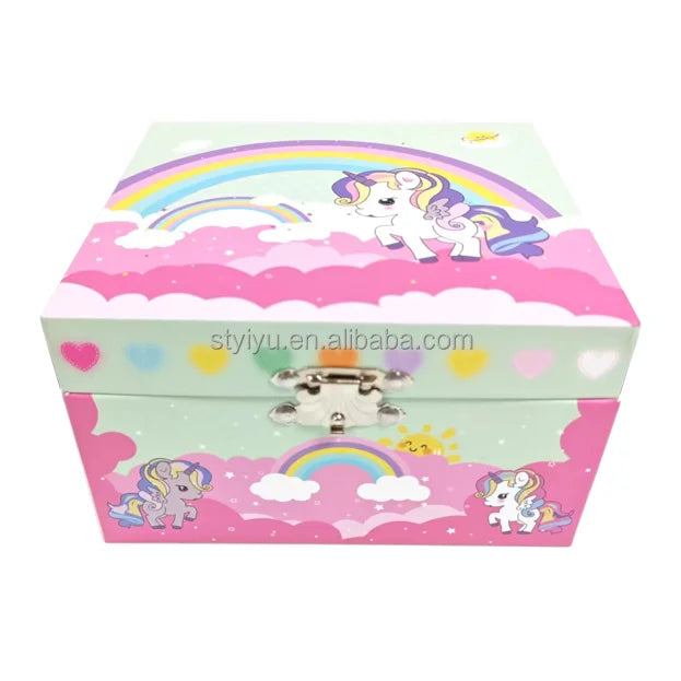 Custom Gift logo Ballet Dancer Gift for 3 Years Old Kids Birthday Present Children Jewelry Box Dance Box Music Box