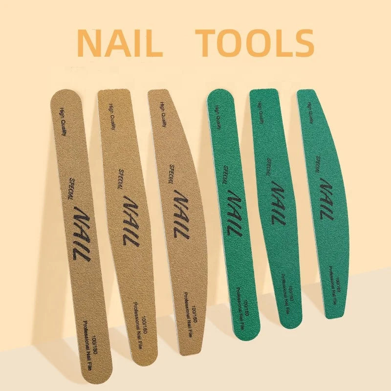 Double-Sided High Quality Colorful EVA File Strip Washable Series Nail Files