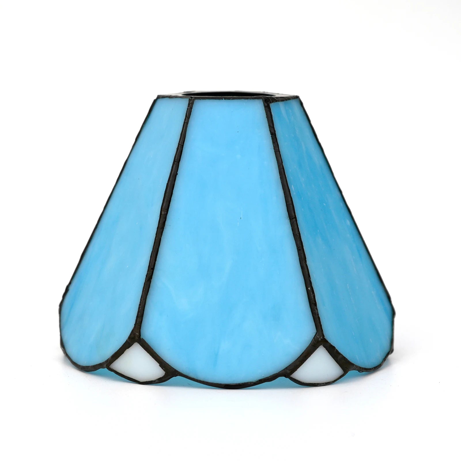 6-Inch Lampshade Replacement Stained Glass Vintage Shade Light Cover Accessories Fitter Opening Multiple Color Options