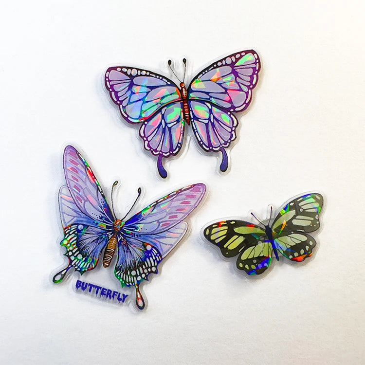 UV Printed Custom Unconventional Stickers Personalizados. Durable Waterproof Transparent PET Die Cut Stickers
