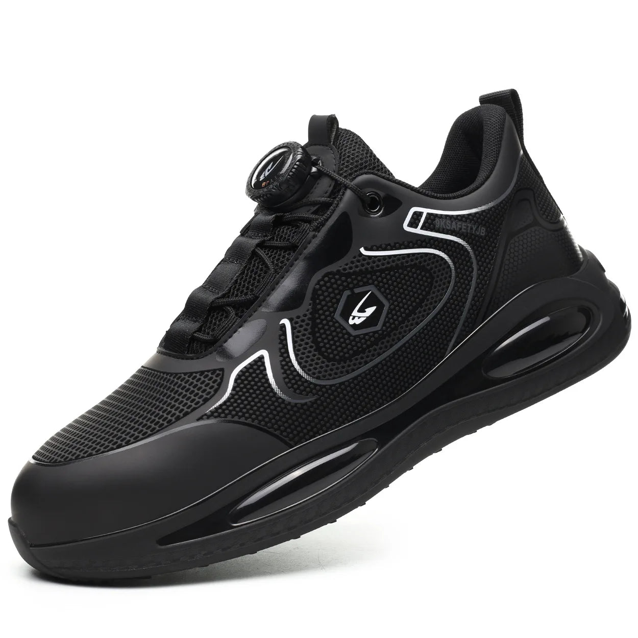 Spring and Summer Anti-smash Anti-puncture Steel Toe Safety Shoes New Stylish Lightweight Mesh Sports Work Shoes
