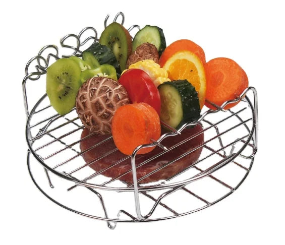 2 Stackable Cooking Rack Air Fryer Stainless Steel Cooking Set Air Fryer Stainless Steel Roasting Rack