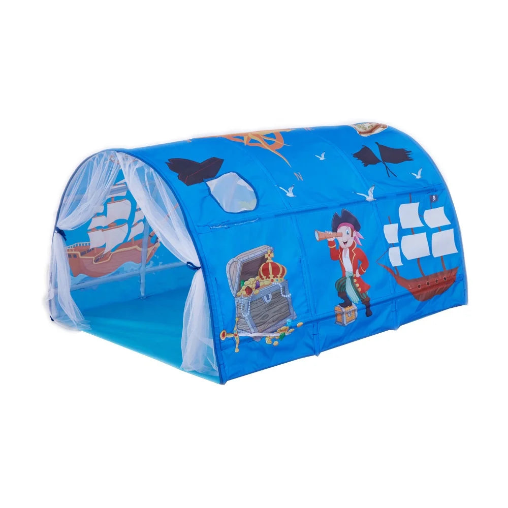 New Boys Toddler Mosquito Net Pirate Ship Toy Play House Princess Pink Home Indoor Bed Children's Tent