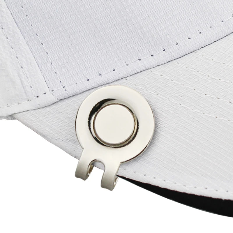 1 Pcs Golf Hat Clip Magnetic Alloy Cap Clip Golf Ball Mark Accessories Golf Training Aids Drop Ship