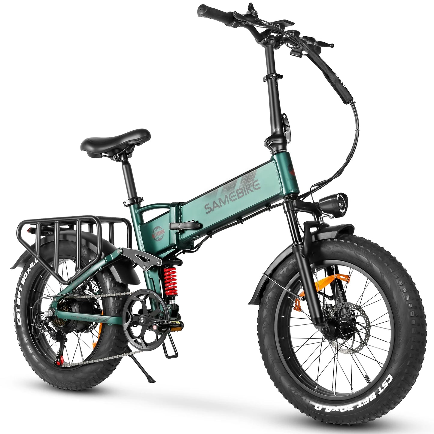 Electric City Bike aluminum alloy Frame 7 Speed Fat Tire Electric folding bicycle 48V 15AH 60-80km Range Adults Cost-Effective