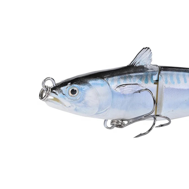 Multi Jointed Artificial Swimbait Slow Sinking Hard Plastic Lure Tuna Fishing Lures