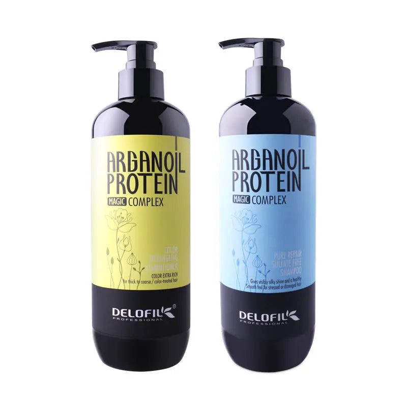 Private Label DELOFIL Hair Shampoo and Conditioner Organic 100% Pure Oil Organic Bulk Hair Shampoo and Conditioner Set