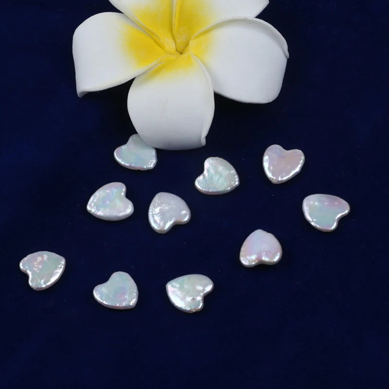 Zhuji 14-17mm Big Size Irregular Love Shape Loose Pearls for Earring Making