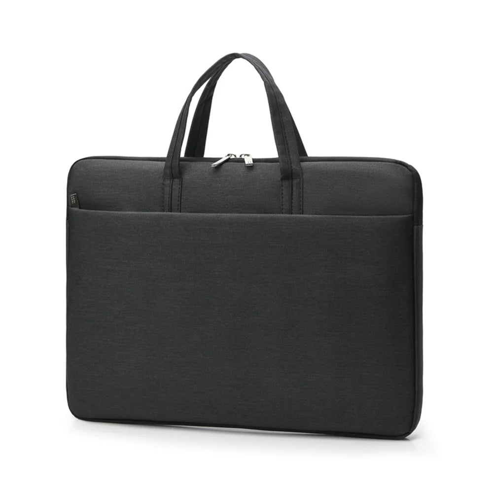Nylon Briefcase Water Splash Proof Business Laptop Case 15.6 Inch Portable