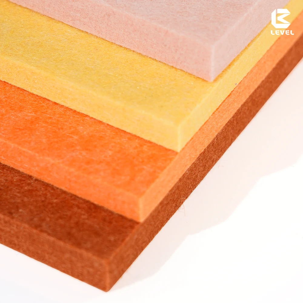 Factory Direct Supply 100% PET Polyester 600mm*600mm*9mm/12mm Modern Eco-Friendly Acoustic Panel Decorative Soundproofing