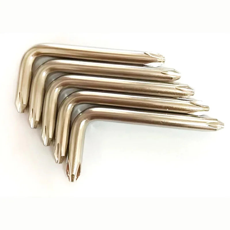 Double Head Phillips L Shape Screwdriver Spanner OEM Industrial DIY Carbon Steel D6x30x60mm