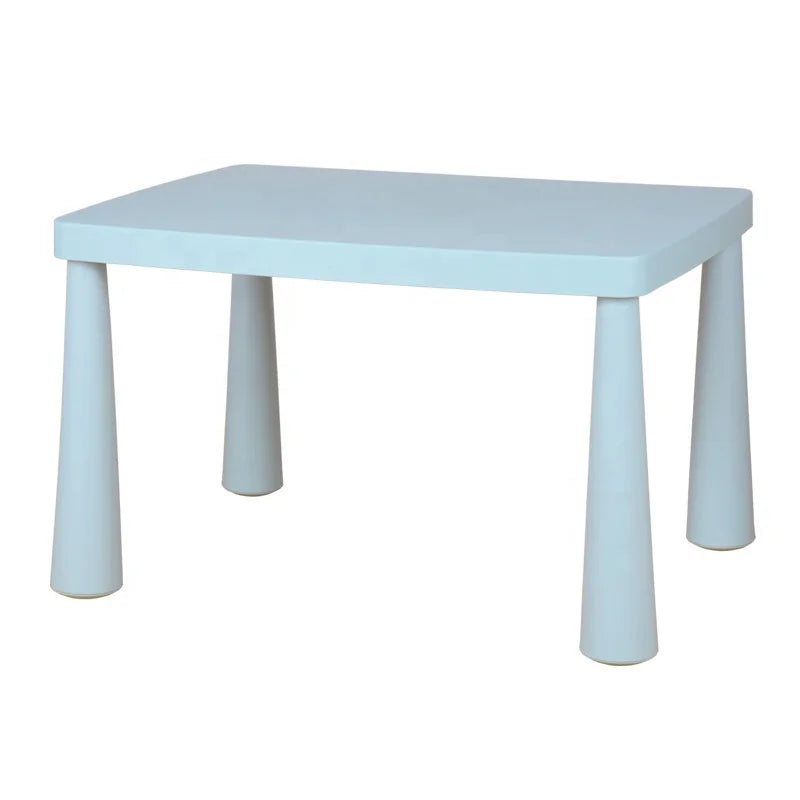Preschool Kindergarten Daycare Center Furniture Plastic Kid's Table and Chair Set Toddler Activity Desk Set for Children