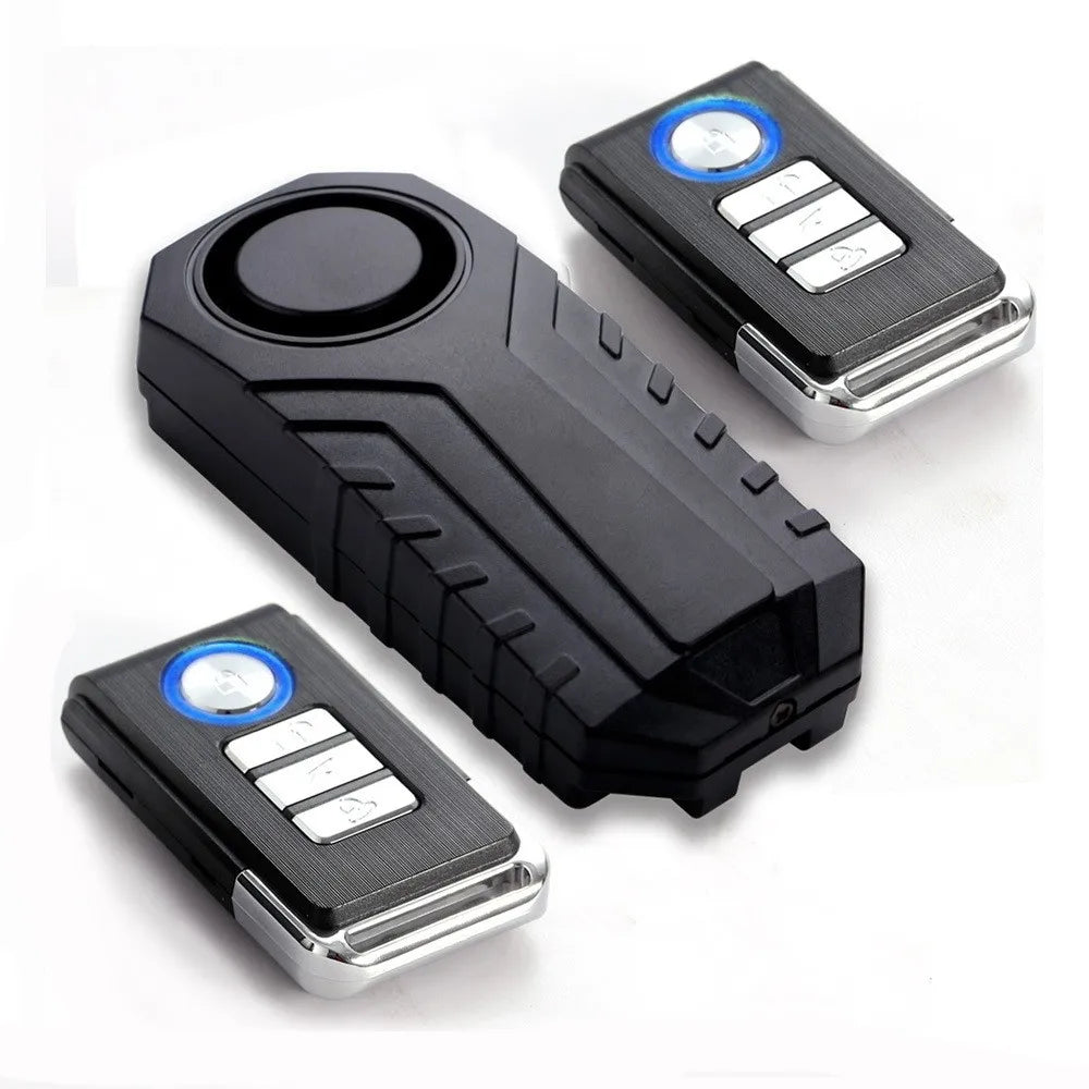110db Loud Wireless Vibration Alarm Anti-Theft Bike Motorcycle Vehicle Security Door Sensor Window Remote Control Alarm